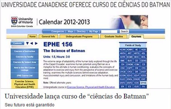 Ciência do Batman