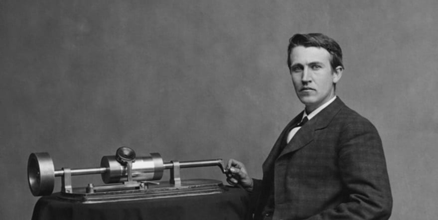 Edison cilindro fonógrafo