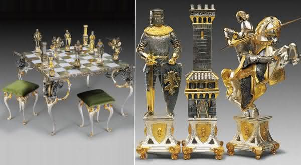 Carolingians Moors jogos de xadrez mais caros do mundo